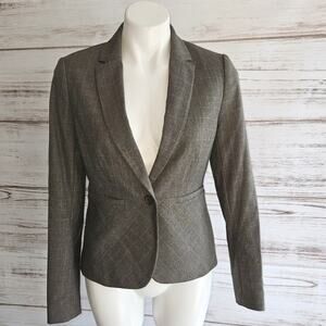 Ann Taylor Factory Gray Blazer sz 0